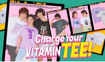 Charge your VITAMIN TEE!