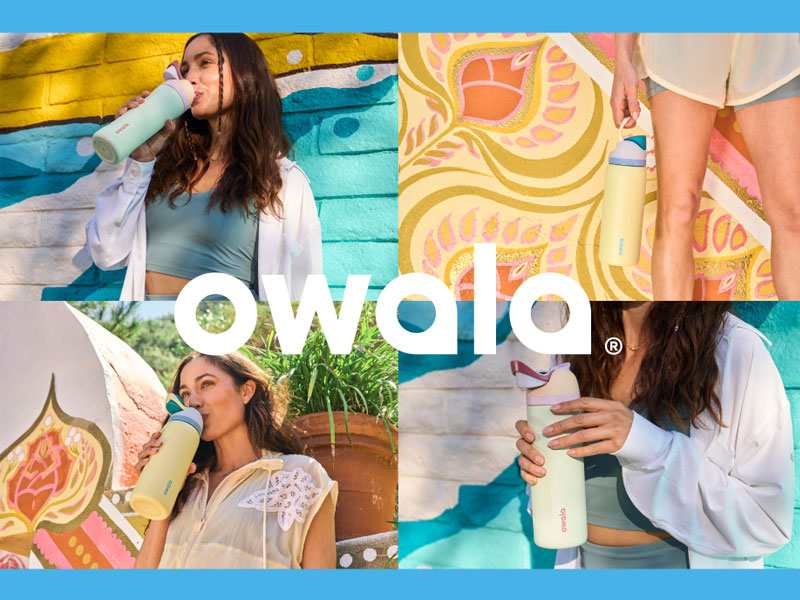 アメリカ発・話題のウォーターボトル「owala」日本に本格上陸!
