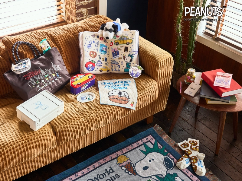 ニューヨークをテーマにしたPEANUTSアイテムが集合！
