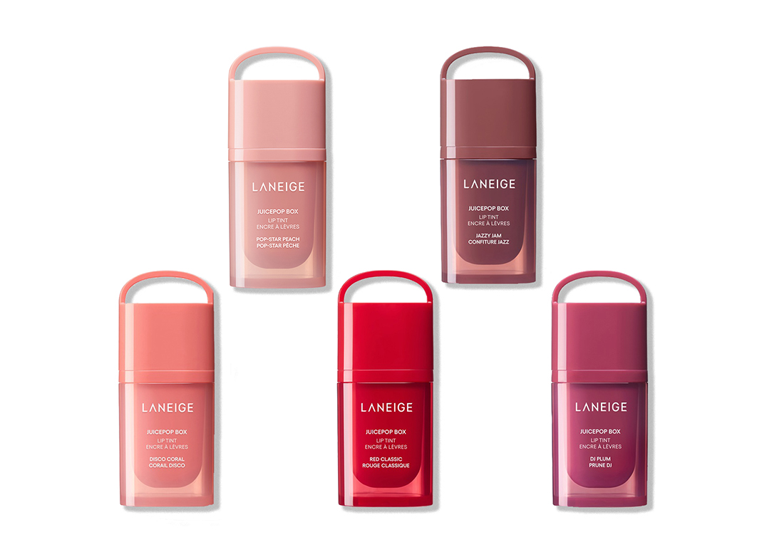 LANEIGE ラネージュ ジュースポップボックス リップティント ジャズジャム/ディスココーラル/レッドクラッシック/ポップスターピーチ/DJプラム
