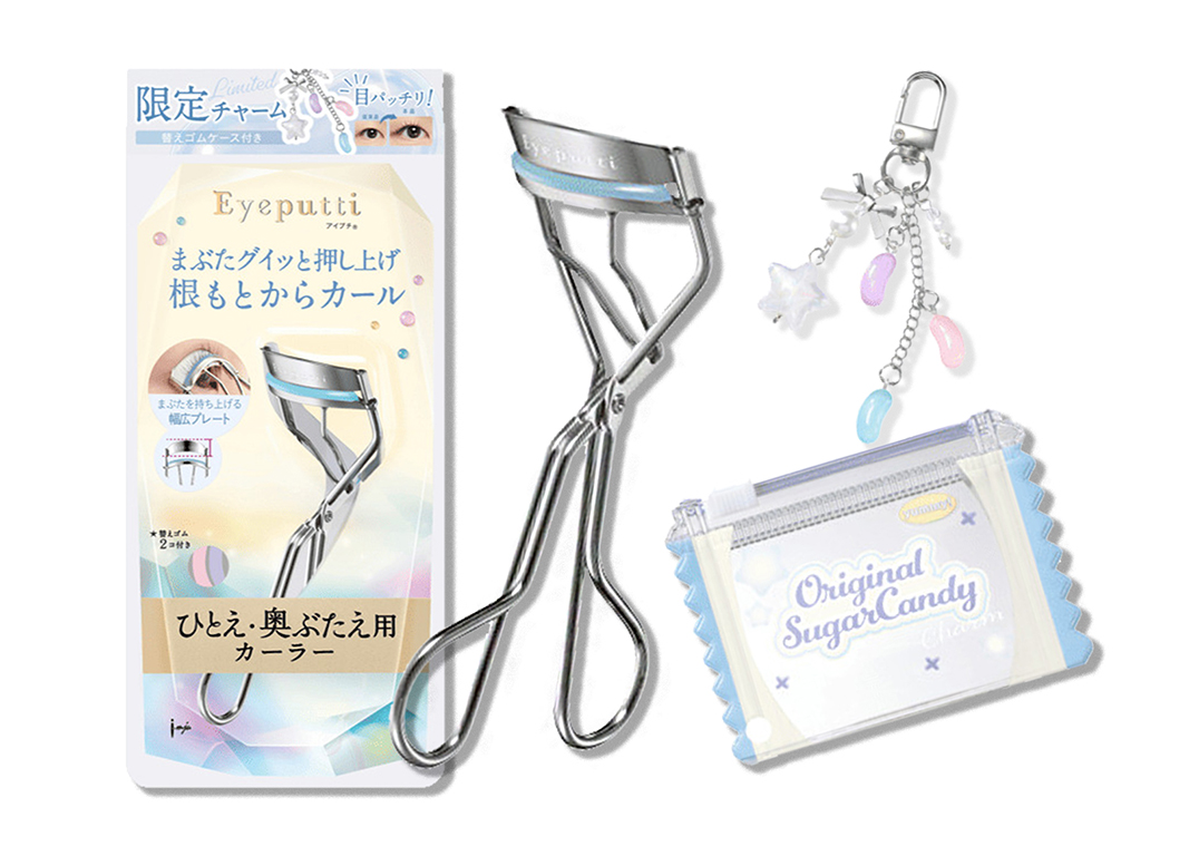 アイプチ ビューティ フィットカーラー 限定チャーム＆替えゴム用ポーチ付