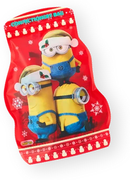 ミニオンズ クリスマス コンフェクショナリー ジップバッグ