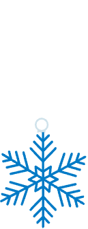 雪の結晶の飾り