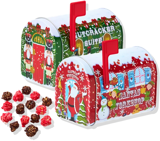 クリスマス メールボックス缶