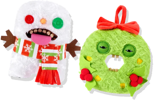 ファグラーぬいぐるみ スノーマン/クリスマスツリー