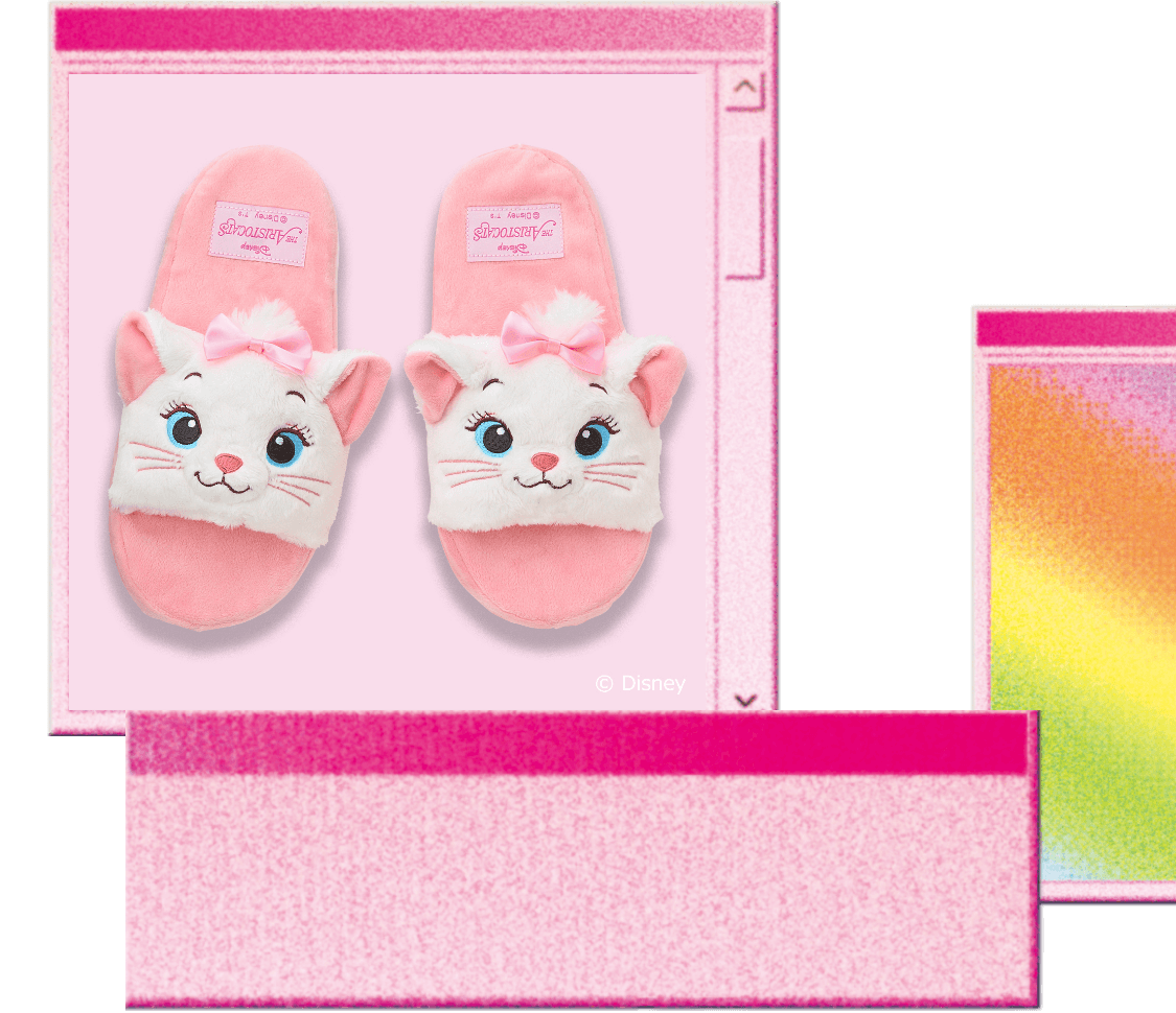 Disney スリッパ  マリー