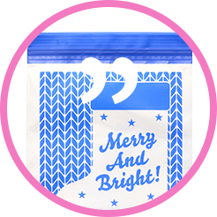 ダブルジップバッグ HOLIDAY