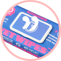 アルコールフリーウェットワイプ