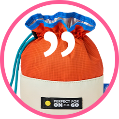 ミニ巾着ランチポーチ