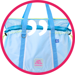 メッシュトップバッグ