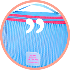 ウォッシャブルメッシュポーチM