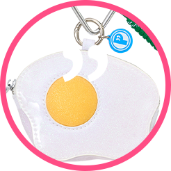 チャームポーチ 目玉焼き