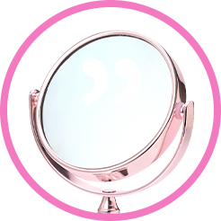 ミニスタンドミラー