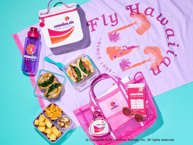 ハワイアン航空と初コラボ！おでかけをもっと盛り上げるトラベルアイテムが新登場！