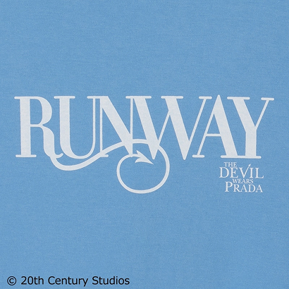 プラダを着た悪魔 Tシャツ セルリアンブルー