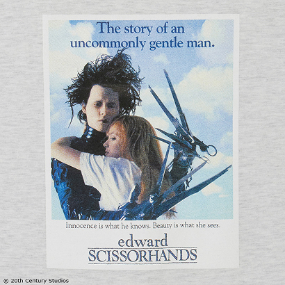 シザーハンズ Tシャツ アッシュ