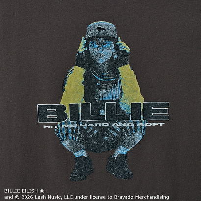 ビリー・アイリッシュ Tシャツ スミクロ