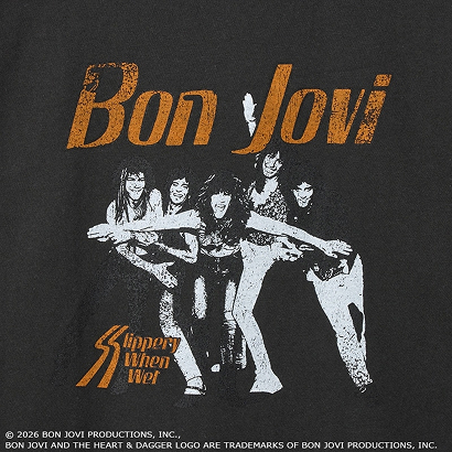 BON JOVI Tシャツ スミクロ