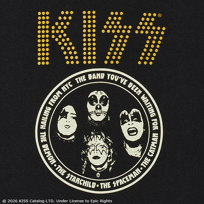 KISS Tシャツ ブラック