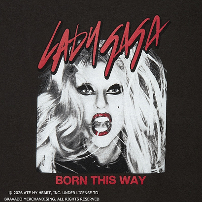 Lady Gaga Tシャツ スミクロ