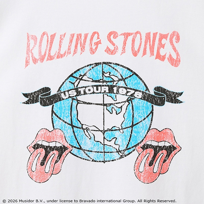 The Rolling Stones Tシャツ ホワイト
