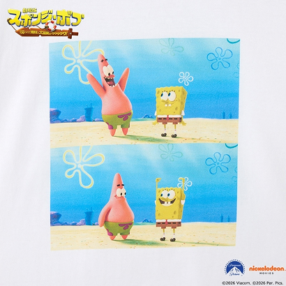 スポンジ・ボブ Tシャツ ホワイト