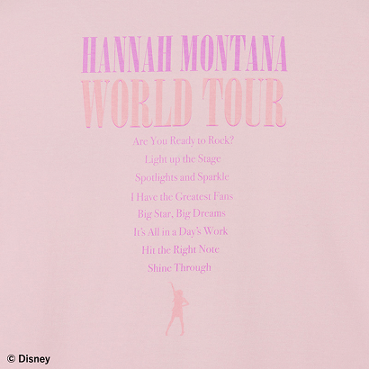 シークレット・アイドル ハンナ・モンタナ Tシャツ ピンク