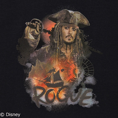 パイレーツ・オブ・カリビアン Tシャツ ブラック