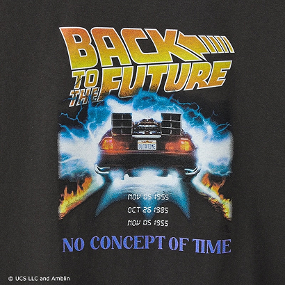 BACK TO THE FUTURE Tシャツ スミクロ