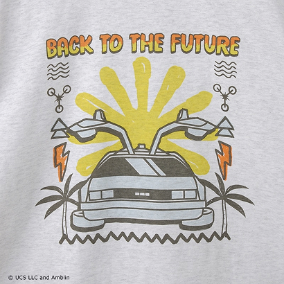 BACK TO THE FUTURE Tシャツ アッシュ
