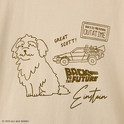 BACK TO THE FUTURE Tシャツ ベージュ