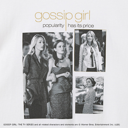 GOSSIP GIRL Tシャツ ホワイト