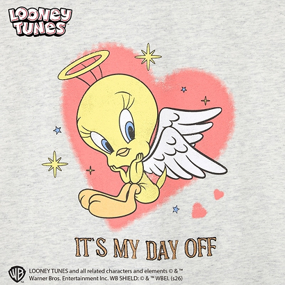 LOONEY TUNES Tシャツ アッシュ