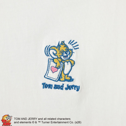 トムとジェリー Tシャツ オフホワイト