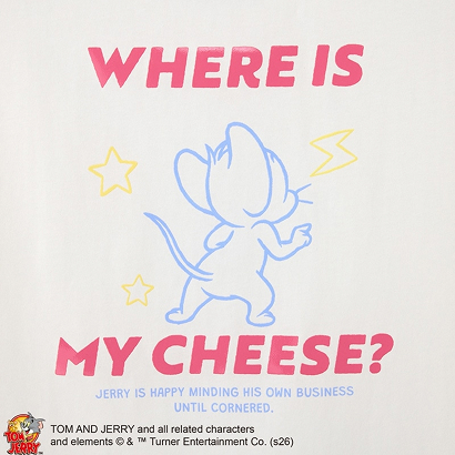 トムとジェリー Tシャツ オフホワイト