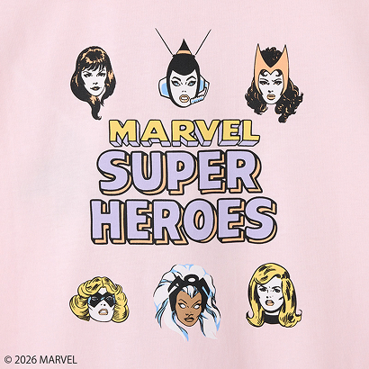 MARVEL Tシャツ ピンク