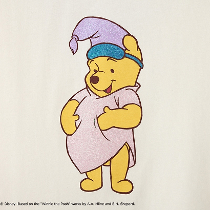 プーさん Tシャツ バニラホワイト