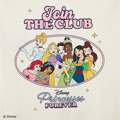 ディズニープリンセス Tシャツ バニラホワイト