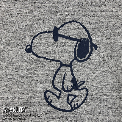 PEANUTS Tシャツ グレー