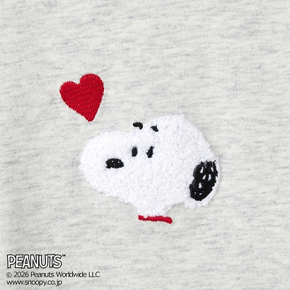 PEANUTS Tシャツ アッシュ