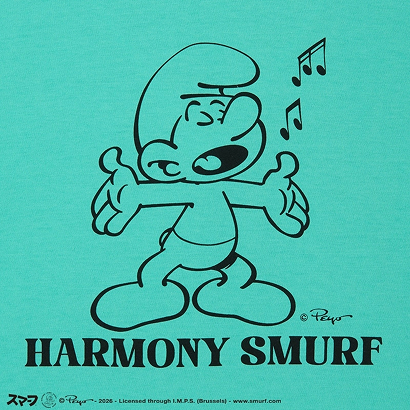 スマーフ Tシャツ アクア