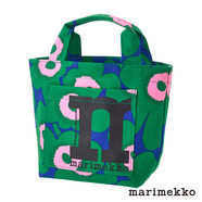 marimekko マリメッコ Mono Mini Tote Unikko トートバッグ ブルー×グリーン