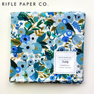 【POP UP】Rifle Paper Co. ライフルペーパー ハンカチ プチガーデンパーティー ブルー