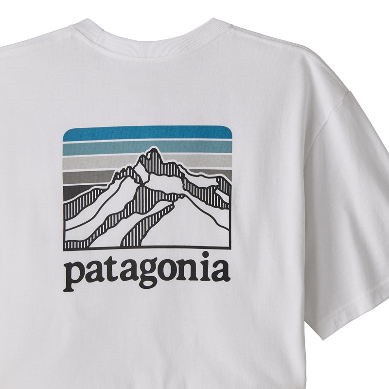 Patagonia パタゴニア メンズ・ライン・ロゴ・リッジ・ポケット・レスポンシビリティーTシャツ | PLAZA ONLINE STORE