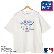MLB  ニューヨーク ヤンキース スヌーピー PEANUTS Tシャツ オフホワイト