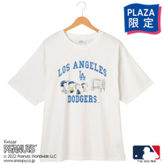 MLB  ロサンゼルス・ドジャース スヌーピー PEANUTS Tシャツ オフホワイト