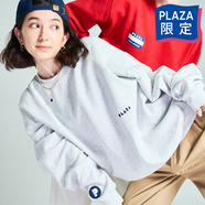 PLAZA mini logo sweatshirt ミニロゴ スウェット アッシュ Lサイズ