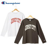 Champion チャンピオン ロングスリーブ プリントTシャツ JERSEY CITY