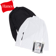 Hanes ヘインズ Undies Plus+ pHコントロール モックネックロングスリーブTシャツ