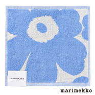 【日本限定】marimekko マリメッコ Unikko ミニタオル ライトブルー